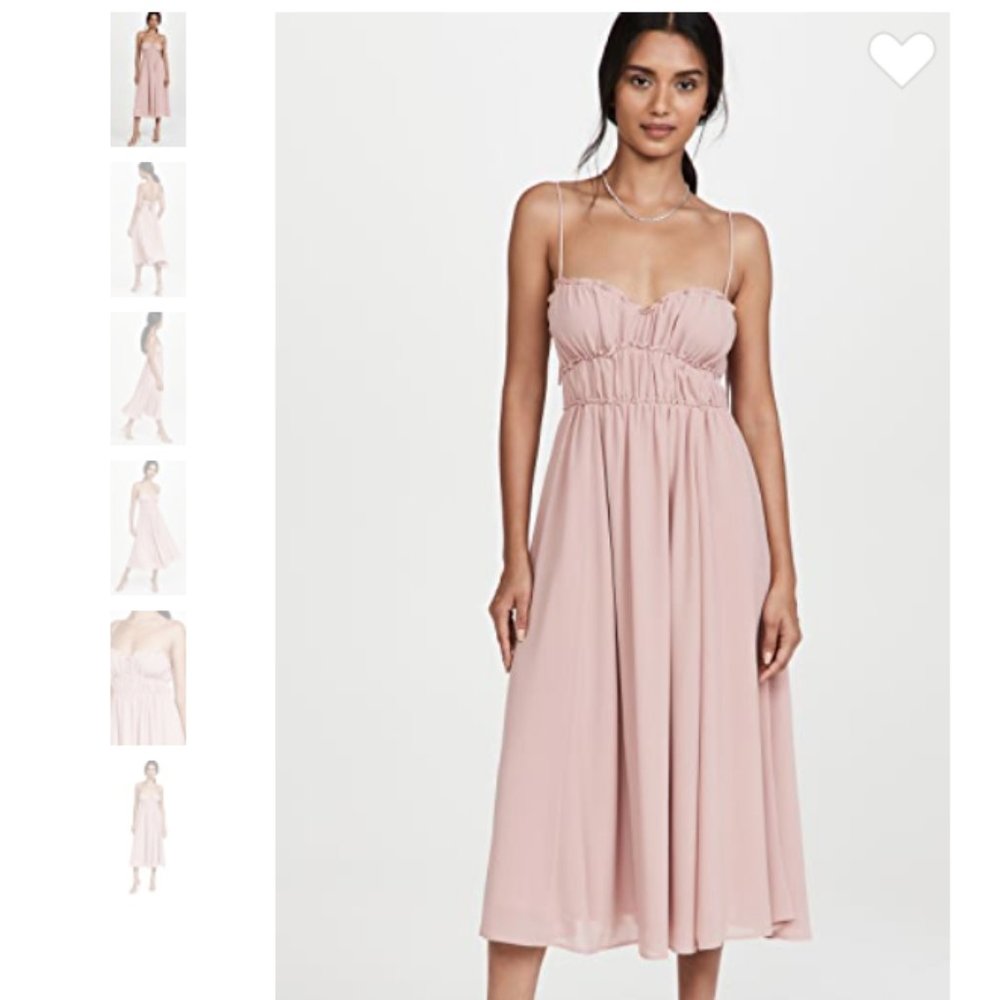 New - Soft Pink Chiffon Dress